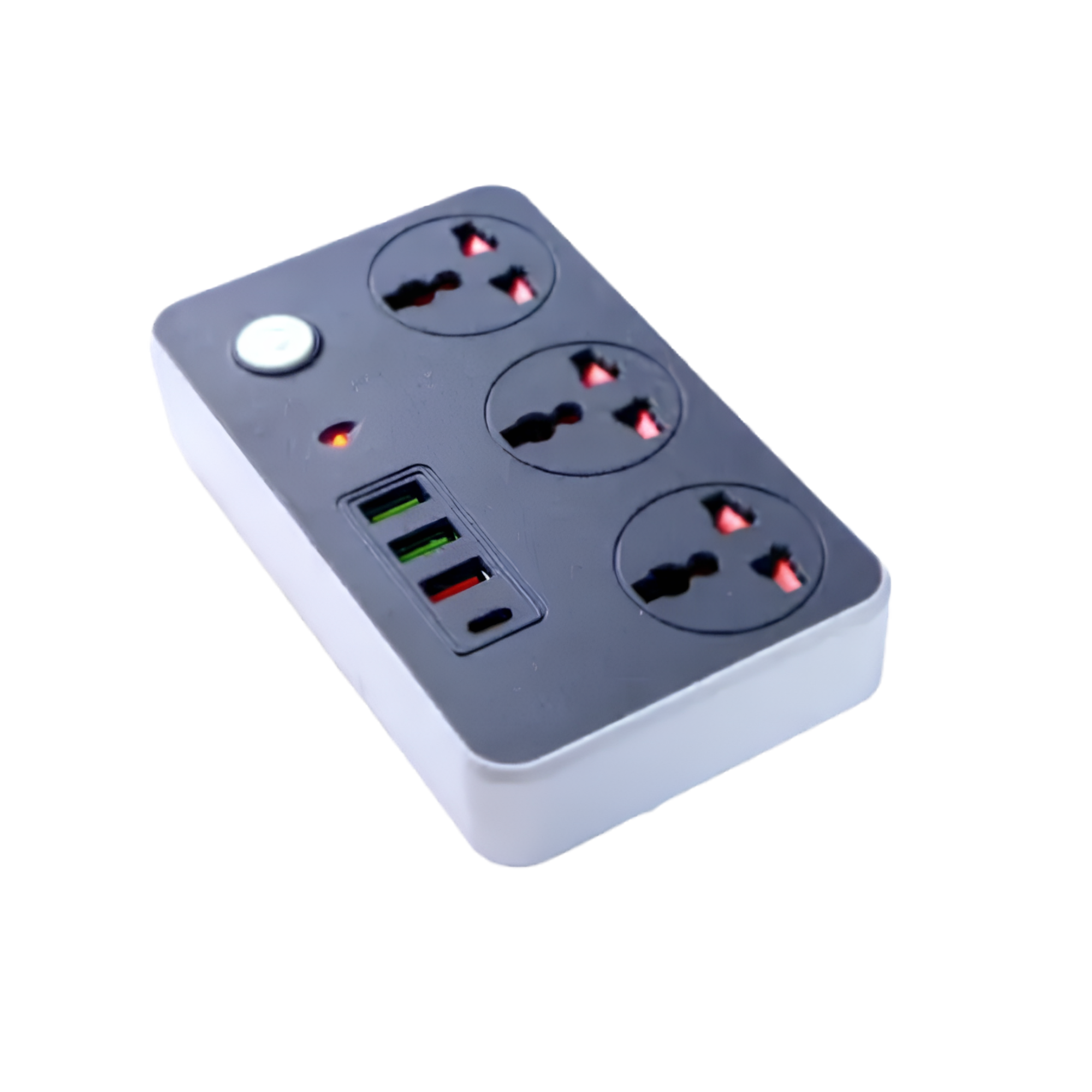 Maxline ML-804 4-Port USB Fast Charging Multi Charger White