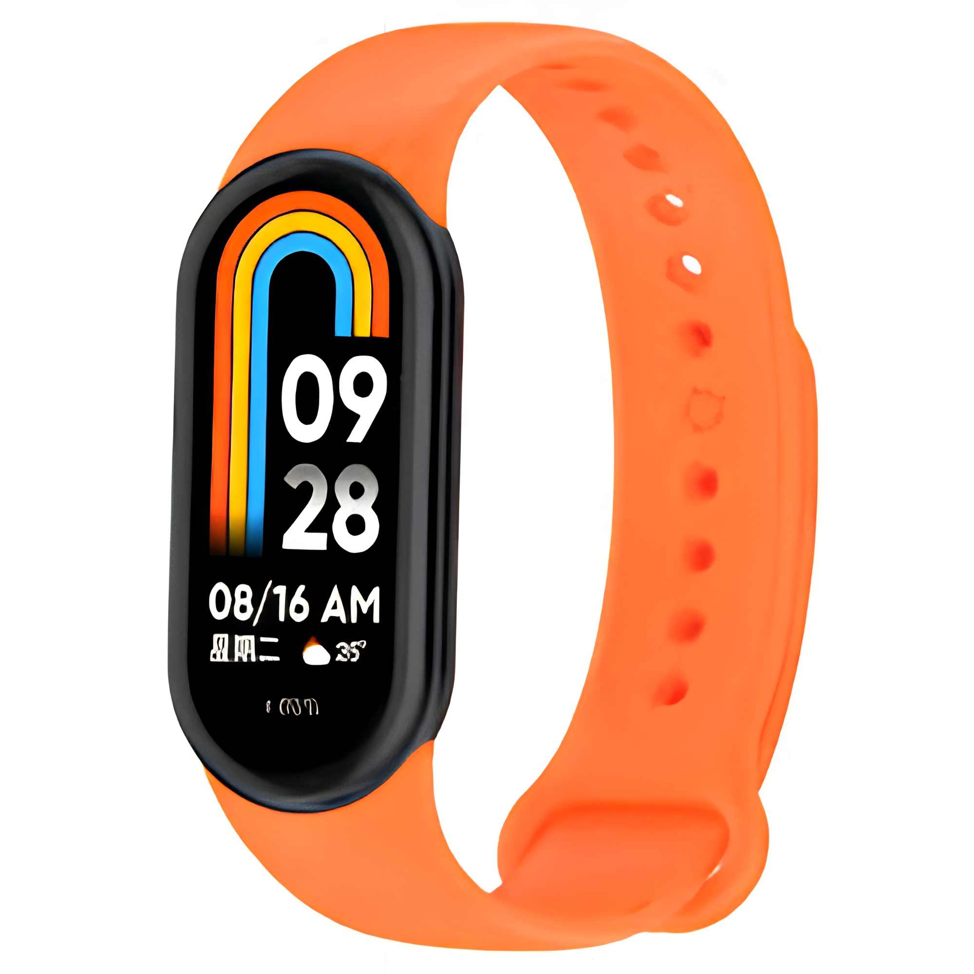 Xiaomi Mi Band 8 Smart Bracelet AMOLED Display Black Gold Color