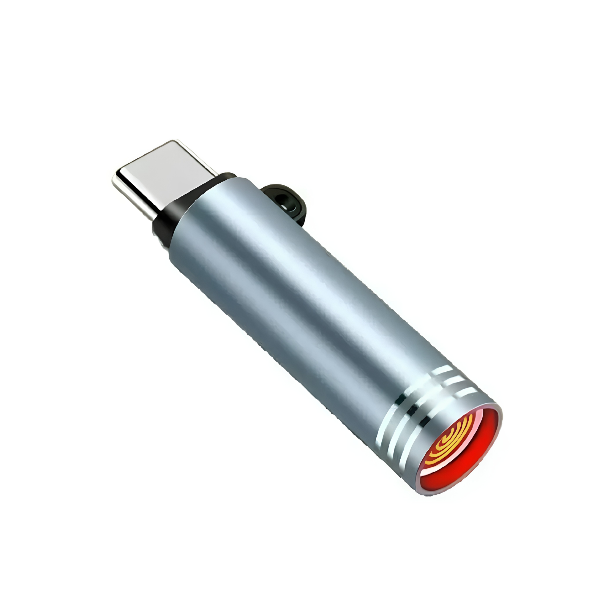 Compact USB-C rechargeable tungsten wire lighter with windproof flameless ignition