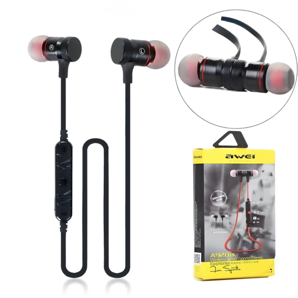 Awei A920BL Bluetooth Sports Neckband with Noise Cancellation – Buy in Bangladesh